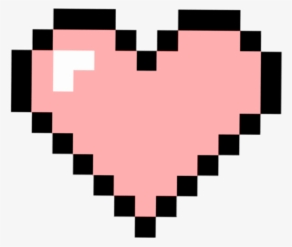 Edit Overlay Tumblr Heart - 8 Bit Heart Png