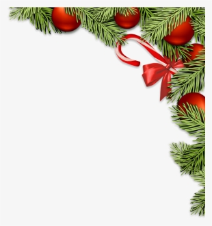 Christmas Border Holiday Candycane Wreath Ornaments - Christmas Decoration Png