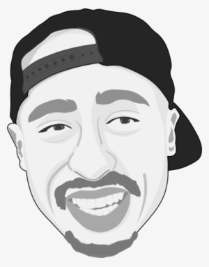 Tupac Shakur Caricature By - Tupac Shakur Cartoon Png