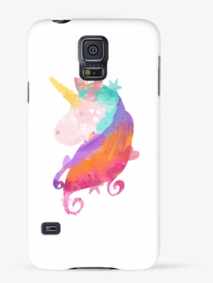 Case 3d Samsung Galaxy S5 Watercolor Unicorn By Pinkglitter - Iphone 6