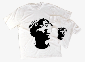 Tupac Matching T-shirt Set - 2pac Black And White