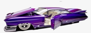 Freetoedit Freestickers Lowrider Purple - 59 Cadillac Eldorado Customized