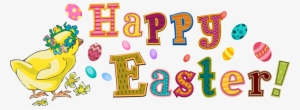 Banner Transparent Download Happy Easter - Happy Easter Clip Art