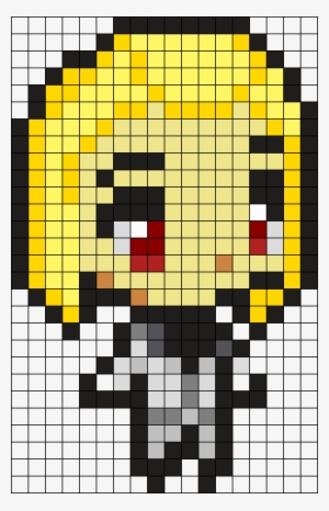 Naki Tokyo Ghoul Chibi Perler Bead Pattern / Bead Sprite - Pixel Art Tokyo Ghoul