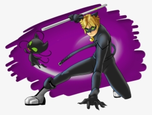 Speed Paint Cat Noir Miraculous Ladybug By Mattwilson - Cat Noir Miraculous Ladybug Weapons