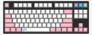 K Pop By Skeletor 87 Key Custom Mechanical Keyboard - Custom Max Nighthawk Keyboard