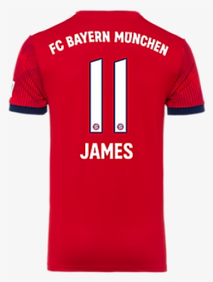 Fc Bayern Kids Jersey Home 18/19 - James Rodriguez 18 19