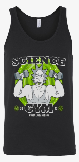 Rick & Morty Ricks Science Gym Scientific Rick Sanchez - T Shirt Working At Walmart