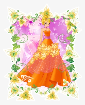 Stella Flower Princess By Bloom2 On Deviantart Png - Winx Club Stela Princess