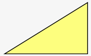 Right Angled Triangle - Right Angle Triangle Black Png