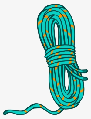 Rockclimbingrope - Climbing Rope Clipart