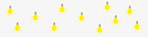 Yellow Shining Lightbulbs Hanging From Cords - Graphic Design