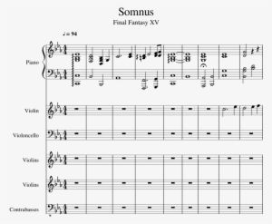 Somnus Sheet Music 1 Of 5 Pages