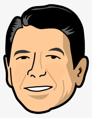 Ronald Reagan - Ronald Reagan Cartoon Face