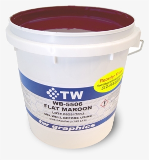 Tw 5506 Flat Maroon Water Based Poster Ink - Ink