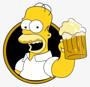 Visit - Homero Con Cerveza Png
