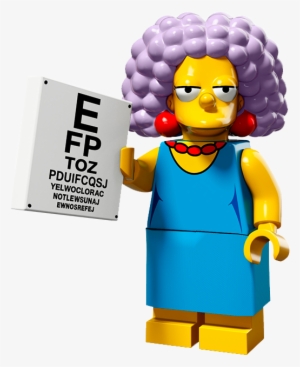 Selma Bouvier Terwilliger Hutz Mcclure Is Marge Simpson's - Lego 71009 Minifigures, The Simpsons Series 2