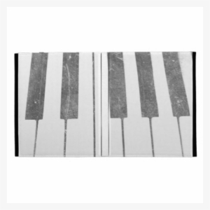 Electric Keyboard Keys Grunge Scratch Music Ipad Folio - Music