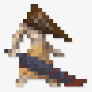 Log In To Report Abuse - Pyramid Head Pixel Png