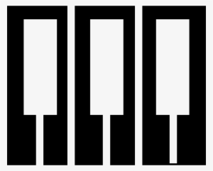 music piano keys - monochrome