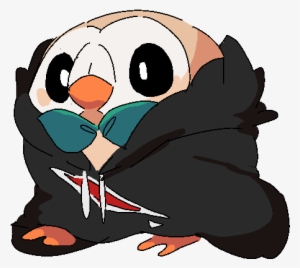 Gladio And Rowlet Drawn By Kundroid - Pokémon