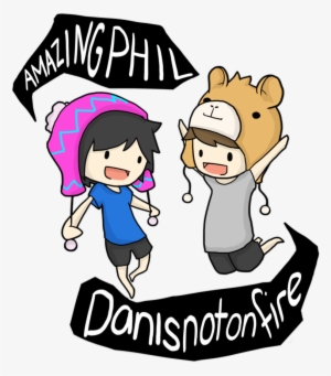 T-shirt - Amazingphil And Danisnotonfire Fan Art