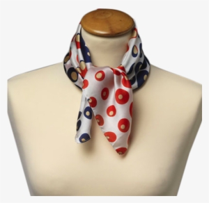 Navy/red Scarf - Scarf