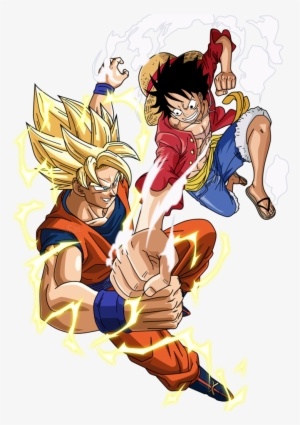 Goku Vs Luffy By Saodvd On Deviantart - Luffy Vs Dragon Ball