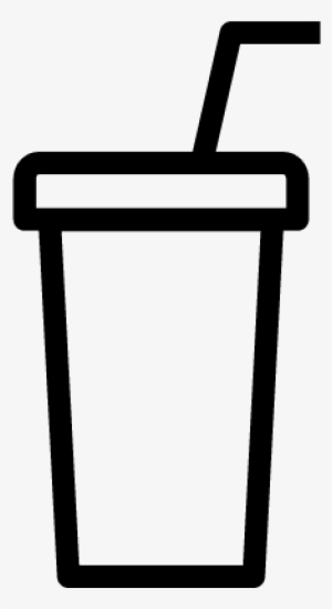 Soda Cup With Straw Vector - Cup Vector Icon Free