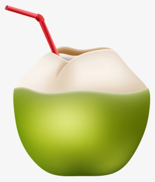 Picture Free Library Coconut Transparent Straw Png - Green Coconut Images Png