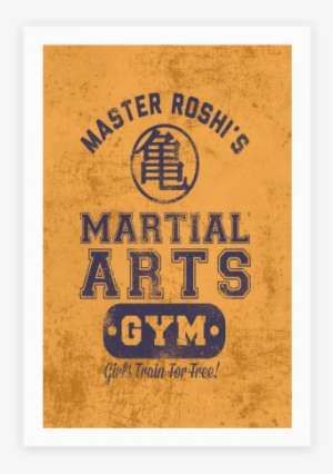 Master Roshi's Martial Arts Gym Poster - Master Roshi's Matial Arts Gym