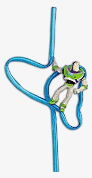 Buzz Lightyear Toy Disney Silly Sipper Straw - Toy Story Character Straw