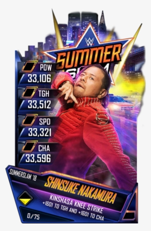 Shinsukenakamura S4 21 Summerslam18 - Wwe Supercard Summerslam 18