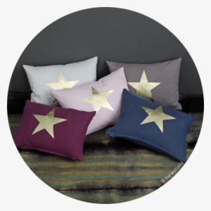 Golden Stars Cushion - Cushion