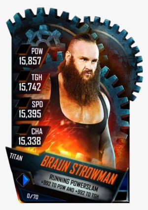 Braunstrowman S4 18 Titan - Jeff Hardy Wwe Supercard