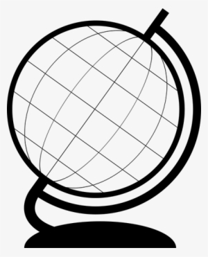 Clipart Globe Black And White - Globe Clip Art