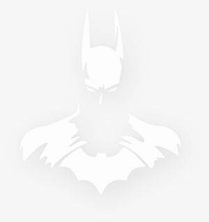 The Sticker Consists Only Of The White Area Shown Below - Batman Silhouette