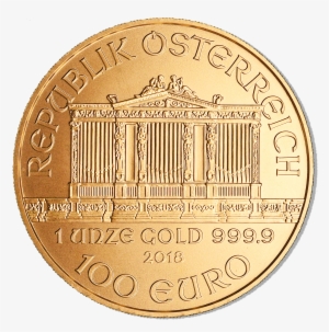 Austrian Gold Philharmonic Png Gold Coing - Gold Coin