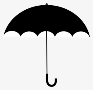 Silhouette Of A Umbrella