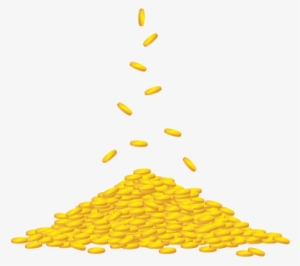 Gold Pile Png Download - Pile Of Coins Png