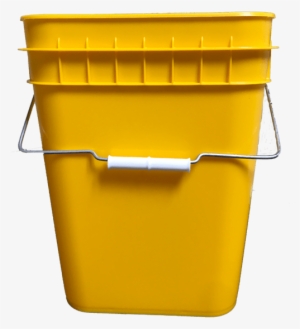 4 Gallon Square Container Yellow - Container