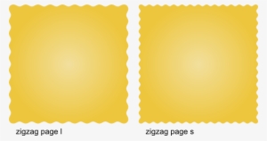 The - Zig Zag Paper Edge