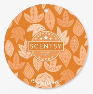 Painted Leaves Scent Circle - Scentsy Scent Pak Lush Gardenia