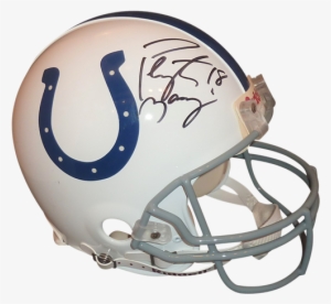 Peyton Manning Autographed Indianapolis Colts Authentic - Face Mask