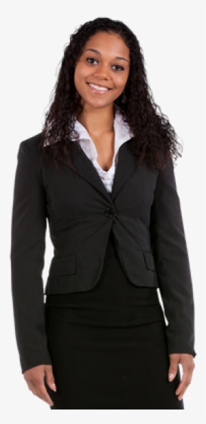Market Yourself Like A Boss - Black Woman In Suit Png