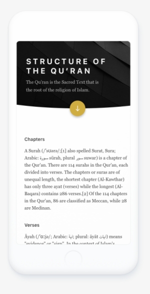 Structure Of Quran - Quran
