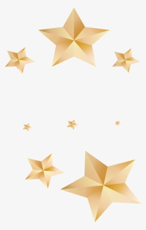 Five-pointed Star Euclidean Vector Pentagram - Estrelas De Natal Douradas Png