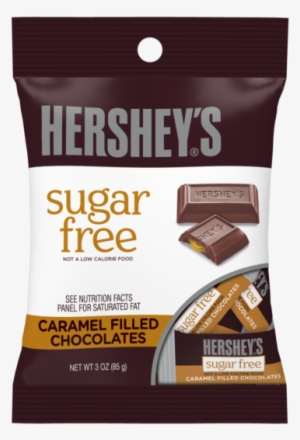 Hershey's Sugar Free Caramel Filled Milk Chocolate - Hersheys Sugar Free Caramel