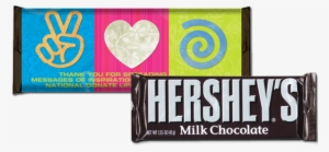 Front Of Wrapper - Hersheys Candy Milk Chocolate Bars Full Size 6 Ct