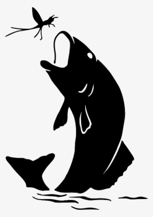 Vector Download Free Image On Pixabay Silhouette Pinterest - Fish Jumping Out Of Water Silhouette